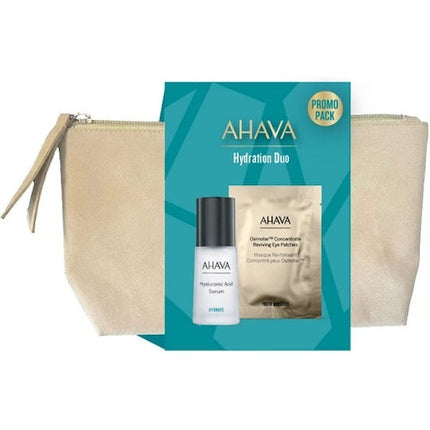 Set Promo Hydration Duo Ahava, Ser cu Acid Hialuronic 30ml și Paturi pentru Ochi Osmoter