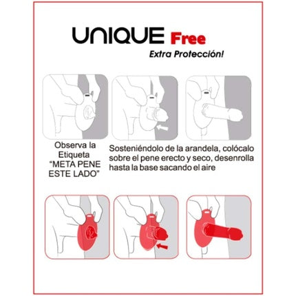 Prezervative Dreamlove UNIQ Free, latex-free, 3 buc