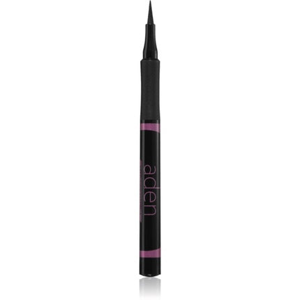 Eyeliner Aden Cosmetics Precision Liner 1 ml - Negru cu Detalii Mov