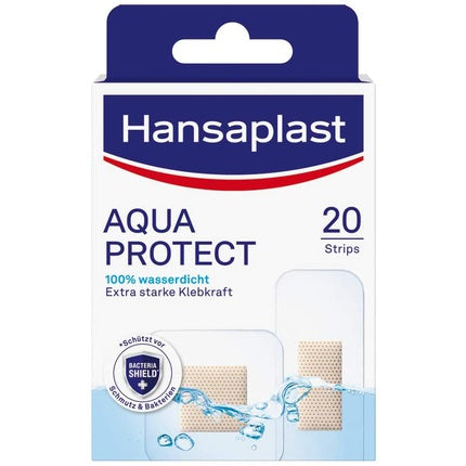 Bandă adezivă Hansaplast Aqua Protect, 20 bucăți, impermeabilă