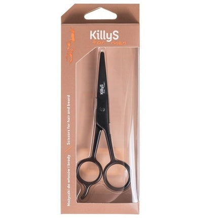 Set foarfece de barbierie Killys for Men, pentru păr și barbă, negru