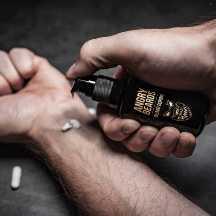 Ser Creștere Barbă, Angry Beards, 30ml, Negru