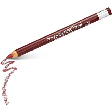 Creion contur buze, Maybelline New York, Color Sensational, 540 Hollywood Red