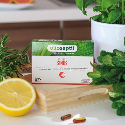 Capsule Olioseptil, Sinus, 15 buc