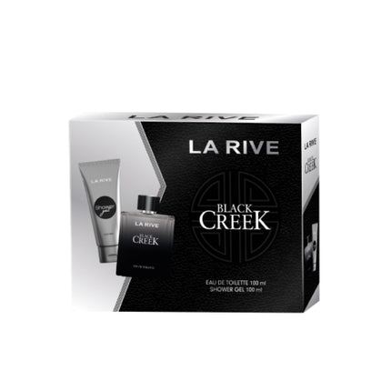 Set cadou parfum La Rive Black Creek, 100 ml EDT + gel de duș 100 ml