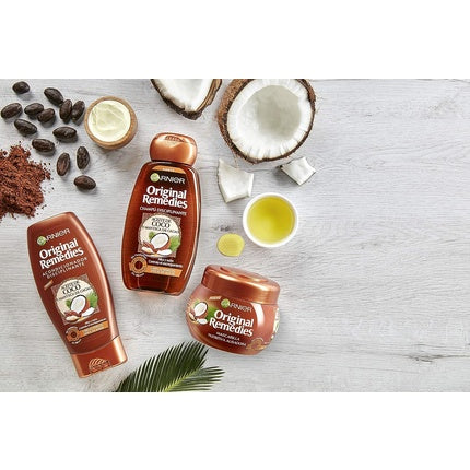 Șampon, Garnier, Original Remedies, ulei de cocos și cacao, 300ml
