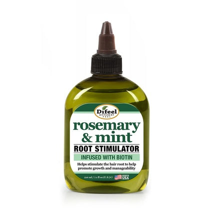 Ser pentru scalp Difeel, Rosemary & Mint Root Stimulator cu Biotină, 248 ml