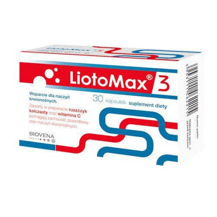 Supliment dietetic LiotoMax 3, extract de gâscă și vitamina C, zinc, 30 capsule