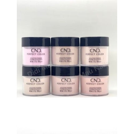 Pudră Unghii, CND Perfect Color, Sculpting, nuanțe noi
