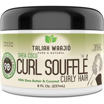 Crema de styling Taliah Waajid Curl Souffle pentru păr creț, cu unt de shea și cocos, 237 ml