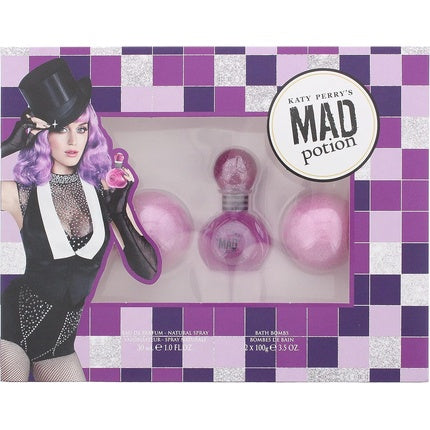 Set cadou parfum, Katy Perry, Mad Potion, 30 ml