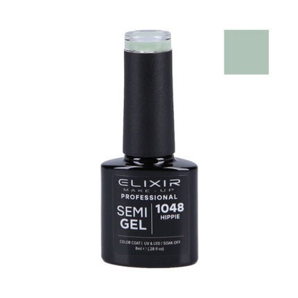 Lac Gel, Elixir, 1048 Hippie, verde, 8ml
