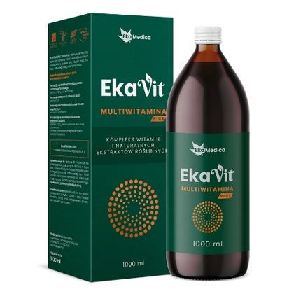 Supliment alimentar lichid premium Ekavit, 1000ml, Sticlă Maro