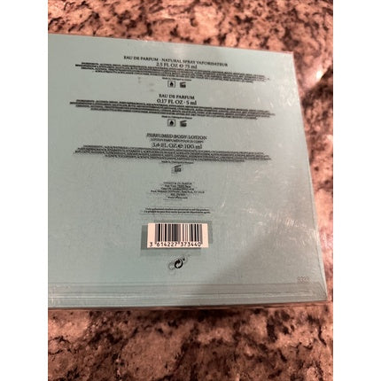Set parfum, Tiffany & Co, 3 piese, albastru, sticlă