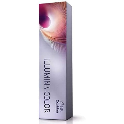 Vopsea de păr permanentă, Wella, Illumina Color No. 4, Şaten mediu