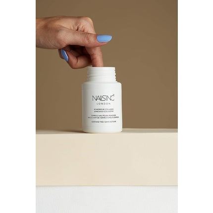 Dizolvant Lac Unghii, Nails Inc, Collagen, Alb