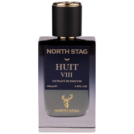 North Stag Paris Corner Huit Viii Extrait De Parfum, 100ml, sticlă neagră cu elemente aurii