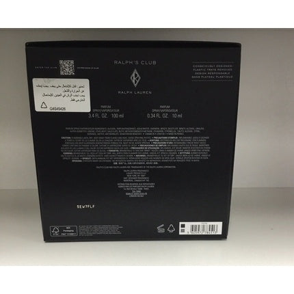 Set parfum bărbați, Ralph Lauren, Ralph's Club, 2 piese
