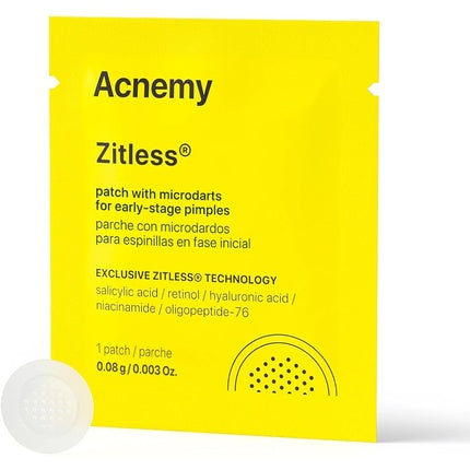Plasturi acnee, Acnemy Zitless, microdarts galben, 5 bucati