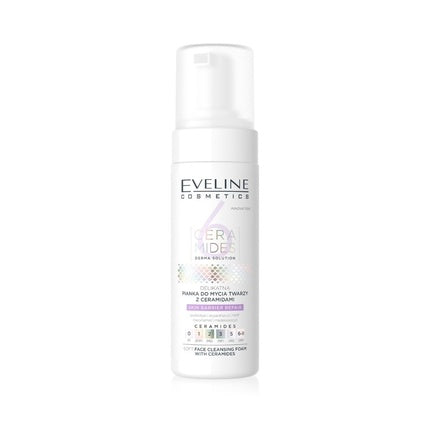 Spumă de Curățare Facială cu 6 Ceramide, Eveline Cosmetics, 224 g