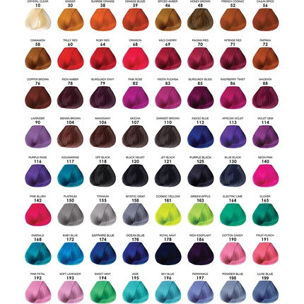 Vopsea de păr semi-permanentă Adore - Shining Intense Red 71, 118ml, vegan