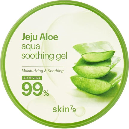 Gel calmant, Skin79 Jeju Aloe, verde, 300g