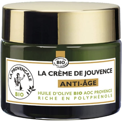 Cremă facială anti-îmbătrânire La Provençale Bio cu ulei de măsline organic din Provence 50ml