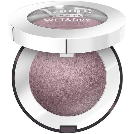 Pupa Milano Vamo! Wet & Dry Eye Shadow 204 Golden Brown, Fard de Ochi cu Efect Metalizat