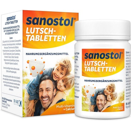 Sanostol Tablete Lutsch, Multi-Vitamină + Calciu, 75 Tablete