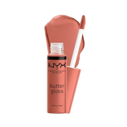 Gloss de Buze, NYX, Butter Gloss, Bit of Honey Peach Nude