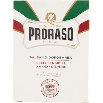 Balsam Aftershave, Proraso, White, ten sensibil, 100ml