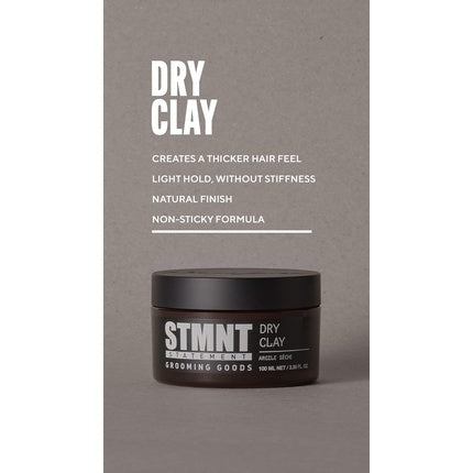 Cremă de stilizare pentru păr STMNT Grooming Goods Dry Clay 100 ml