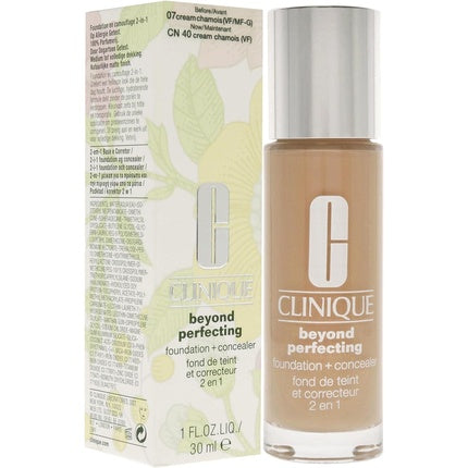 Fond de ten si Corector, Clinique Beyond Perfecting, CN 40 Cream Chamois, 30ml