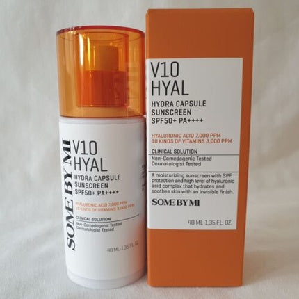 Cremă Protecție Solară Some By Mi V10 Hyal, Portocaliu, 40ml