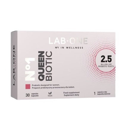 Probiotic, Lab One, Queen Biotic, 30 capsule, alb