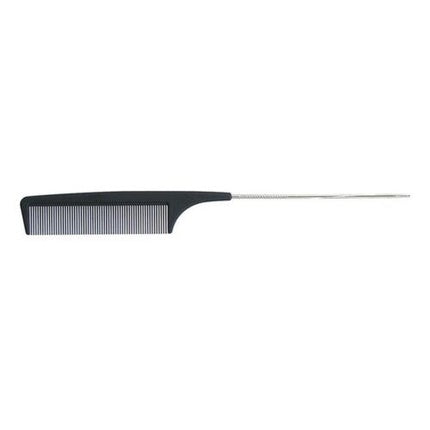 Pieptene profesional Xanitalia Delrin Pom 23.6 cm, negru