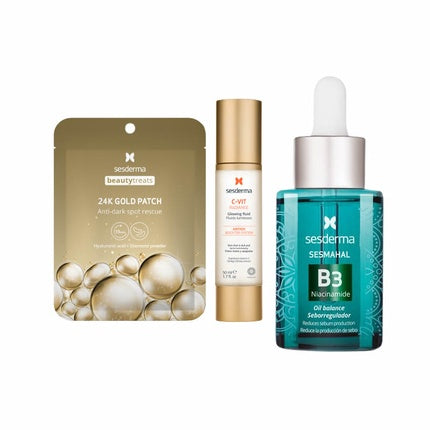Set Cosmetice Facială, Sesderma Beauty Sweet Niacinamide Set, 3 bucăți, 47g