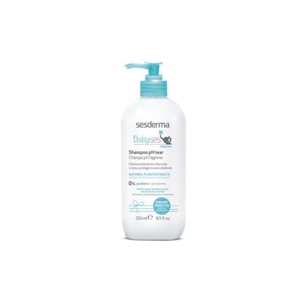 Șampon Sesderma Babyses pH Tear, Alb, cu pompă, Culoare albastru deschis