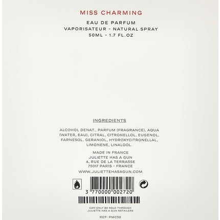 Eau de Parfum, Juliette has a gun, Miss Charming, 50ml