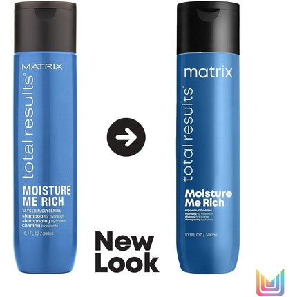 Șampon Hidratant Matrix Moisture Me Rich pentru păr uscat și casant, 300ml
