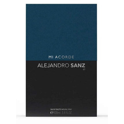 Parfum, Alejandro Sanz, Mi Acorde, albastru-negru 100ml