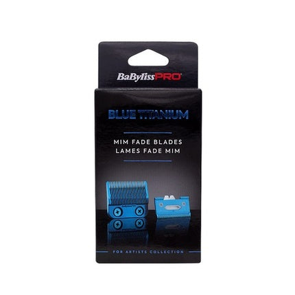 Set lame de tuns Babyliss Pro Blue Titanium Fade Cutting Set