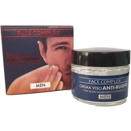 Crema Antirid Face Complex PP64 pentru bărbați, cu acid hialuronic și vitamina A, 160g