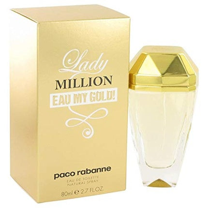 Paco Rabanne Lady Million Eau My Gold Eau de Toilette Spray pentru Femei 80ml