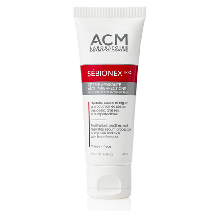 Cremă de față Laboratoire ACM Sebionex Trio, calmantă, anti-imperfecțiuni, pentru ten gras, 40 ml