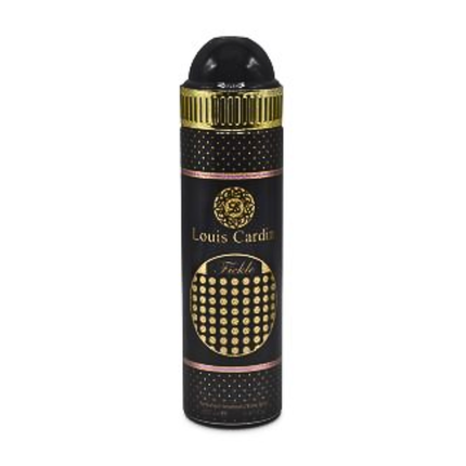 Desodorizant Spray Louis Cardin Ferocious, Negru, 180 g