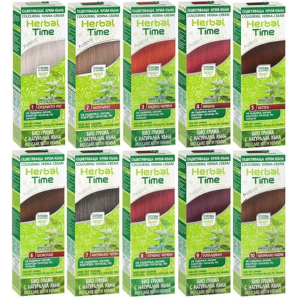 Vopsea par, Herbal Time, henna, natural, 125g