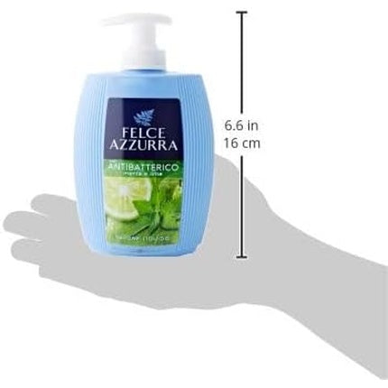 Săpun lichid antibacterian, Felce Azzurra, mentă și lime, 300ml
