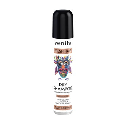 Uscător de păr Fresh Hair Dry Shampoo Dark Brown 75ml