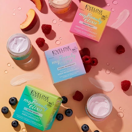 Cremă Față Eveline Cosmetics Glow Berry, 50ml, verde